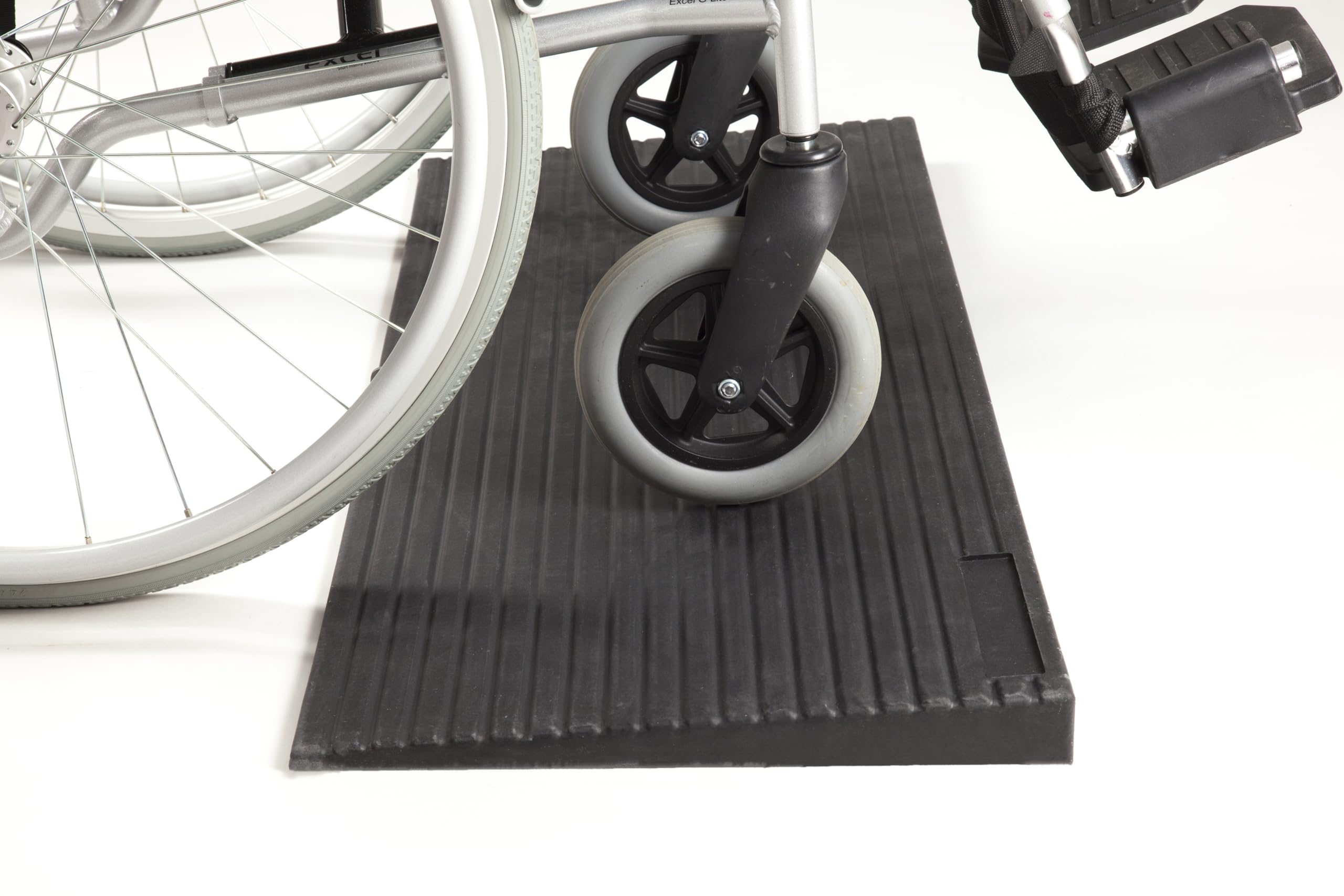 The Ramp People Rubber Threshold Ramp 4mm - 100mm (3cm / 1.18") - Wheelchair and Scooter Step Ramp and Doorway Ramp — image 1