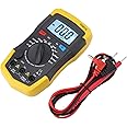 Portable Capacitance Meter,0.1pF - 20000uF Digital Capacitor Tester,with LCD Display and 2 Electroprobe,High Accurate and Low Power Consumption