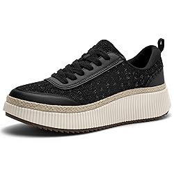 AIRHAS Women Espadrille Platform Sneakers Chunky