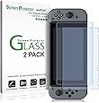 amFilm Tempered Glass Screen Protector for Nintendo Switch 2017 (2-Pack)