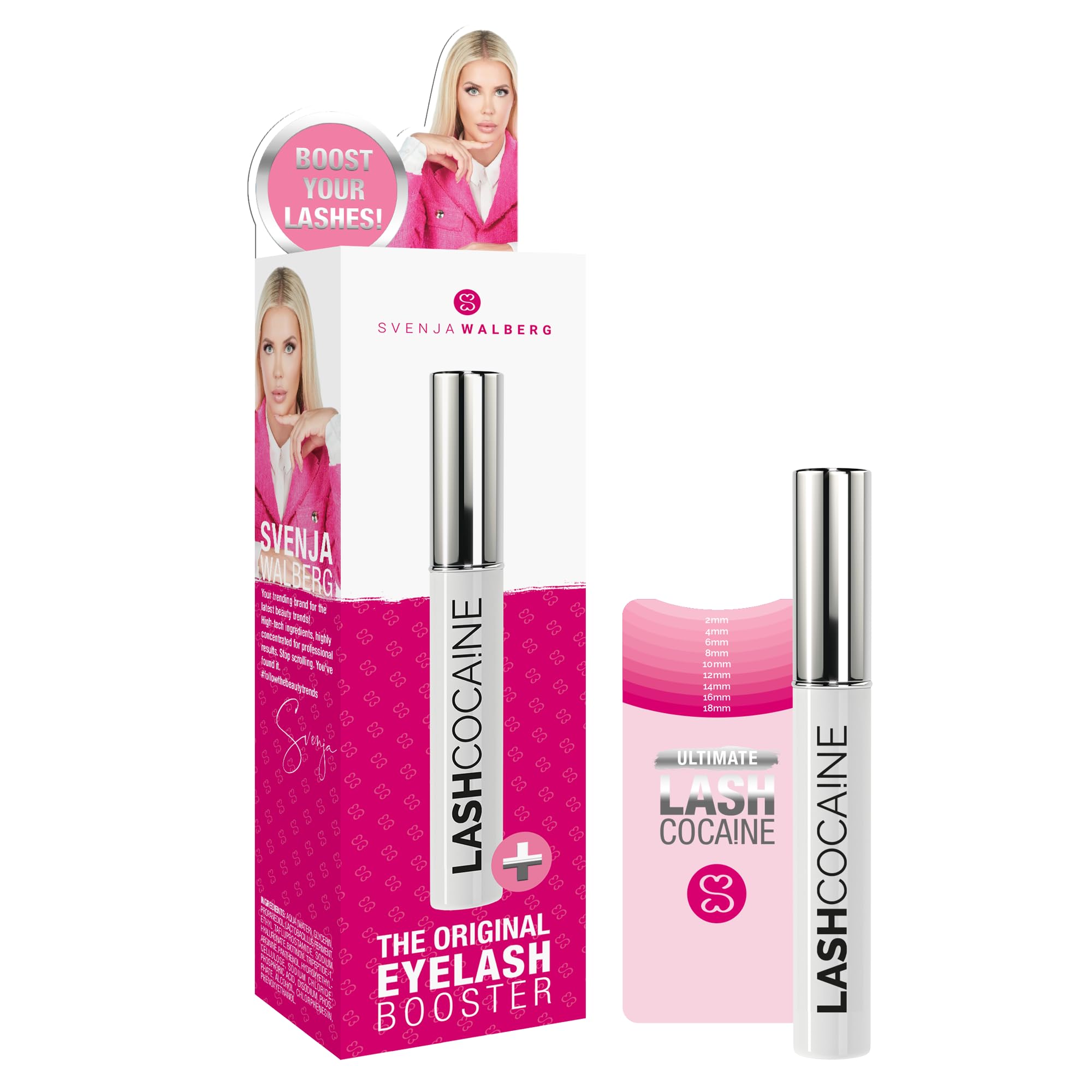 LASHCOCA!NE eyelash growth serum to grow longer & fuller eyelashes | vegan lash enhancing serum MADE in GERMANY | test winner “VERY GOOD” for eyelash extensions | long eye-lashes by Svenja Walberg