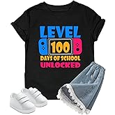 100 Days of School Shirt Kids Toddler 100th Day of School Shirt Boys Girls Celebration Student Happy Gifts Tops