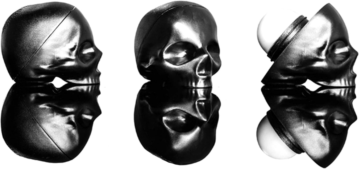 Skull-Shaped Lip Balm Shine-Free Moisturizing Gift Set – Mint, Vanilla & Passion Fruit