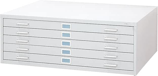 Amazon Com Safco Products Flat File For 42 W X 30 D Documents 5 Drawer Additional Options Sold Separately White Furniture Decor