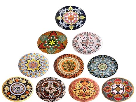 Buy Limra Home Decorative Wall Plates Set Of 10 Plates 10 Inc