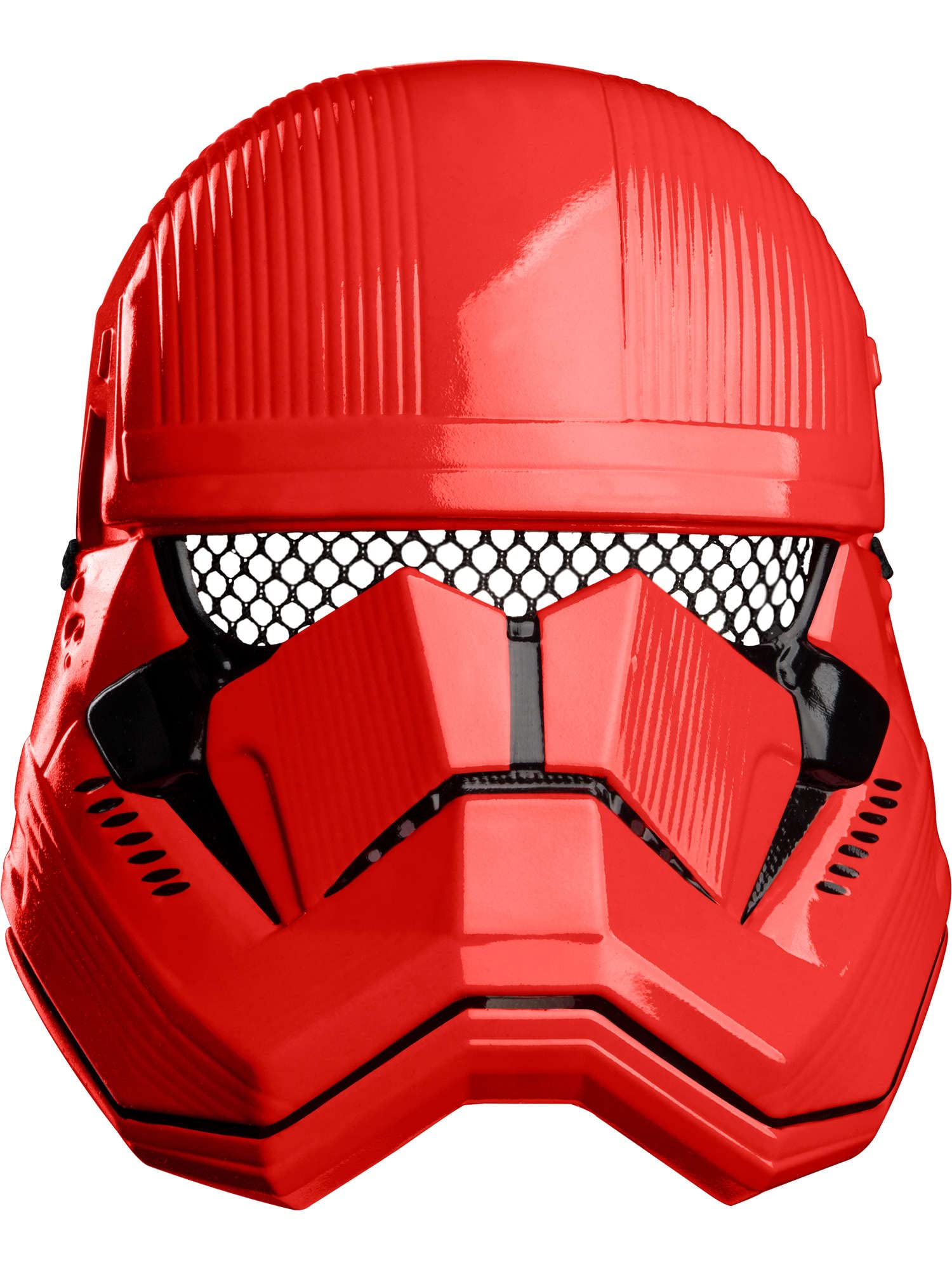 Rubies Official Disney Star Wars Ep 9, Red Stormtrooper Half Face Mask, Childs One Size Halloween