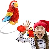 Pirate Parrot Plush Shoulder Stuffed Pirate Party Costume Accessories Animal Toys Cute Plushies for Kids
