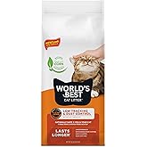 WORLD'S BEST CAT LITTER Low Tracking & Dust Control Multiple Cat Unscented 32-Pounds