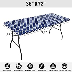 Smiry Rectangle Picnic Table Cover, Waterproof
