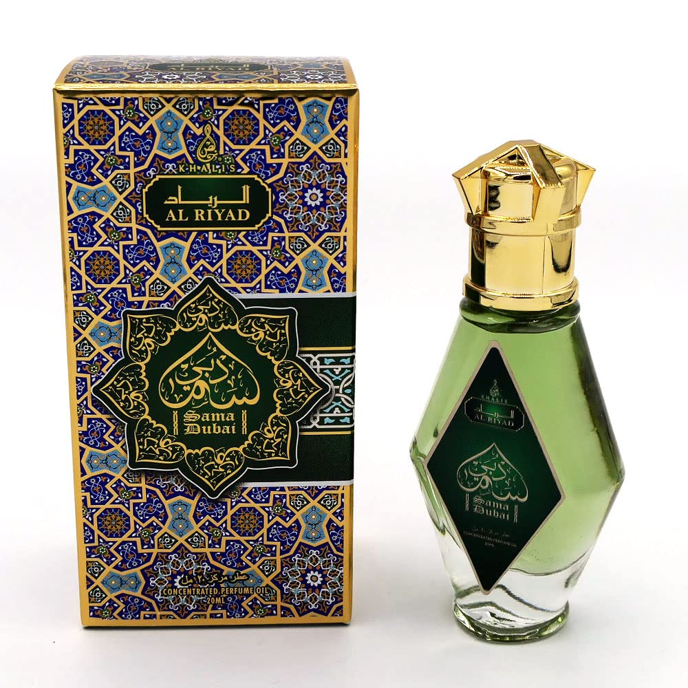 SAMA DUBAI 20 mL Essential Oil Perfume Roll On, Alcohol-Free, Vegan Fragrances. Scent Arabes De Mujer Originales Mas Vendidos (Traveling Accessories)