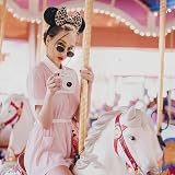 DRESHOW Glitter Mouse Ears Headband Sequin Bow Party Cosplay Costume Women view 8