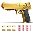 Soft Bullet Toy Gun Automatic Pull Back Action Shooting Games Education Model Toy for Boys&Girls Kids