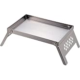 Captain Stag UG-3297 Bonfire Stand, Mini Table, Kamado Dai, For B6 Types, Stainless Steel