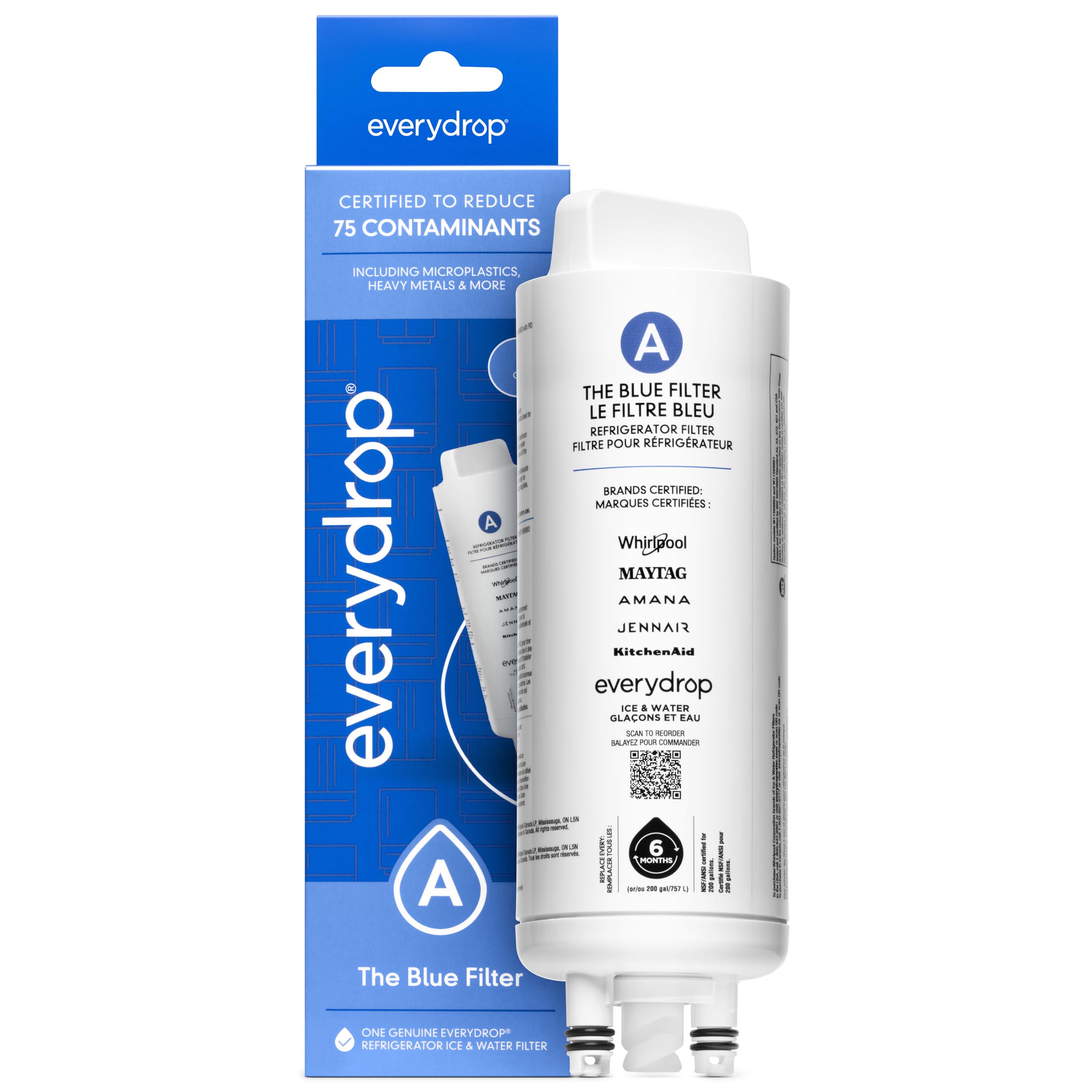 Photo 1 of everydrop® by Whirlpool Refrigerator Water Filter A - EDRARXD1 (Pack of 1)