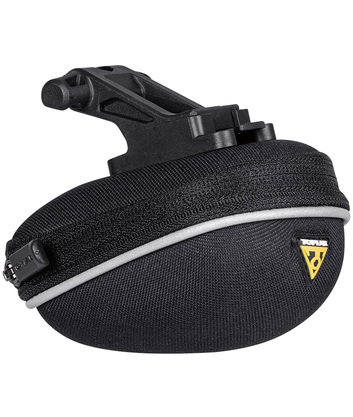 Topeak ProPack with Fixer F25 Seat Pack - Black/Silver, Micro, 12.5 x 9 x 8 cm/0.3 Litre