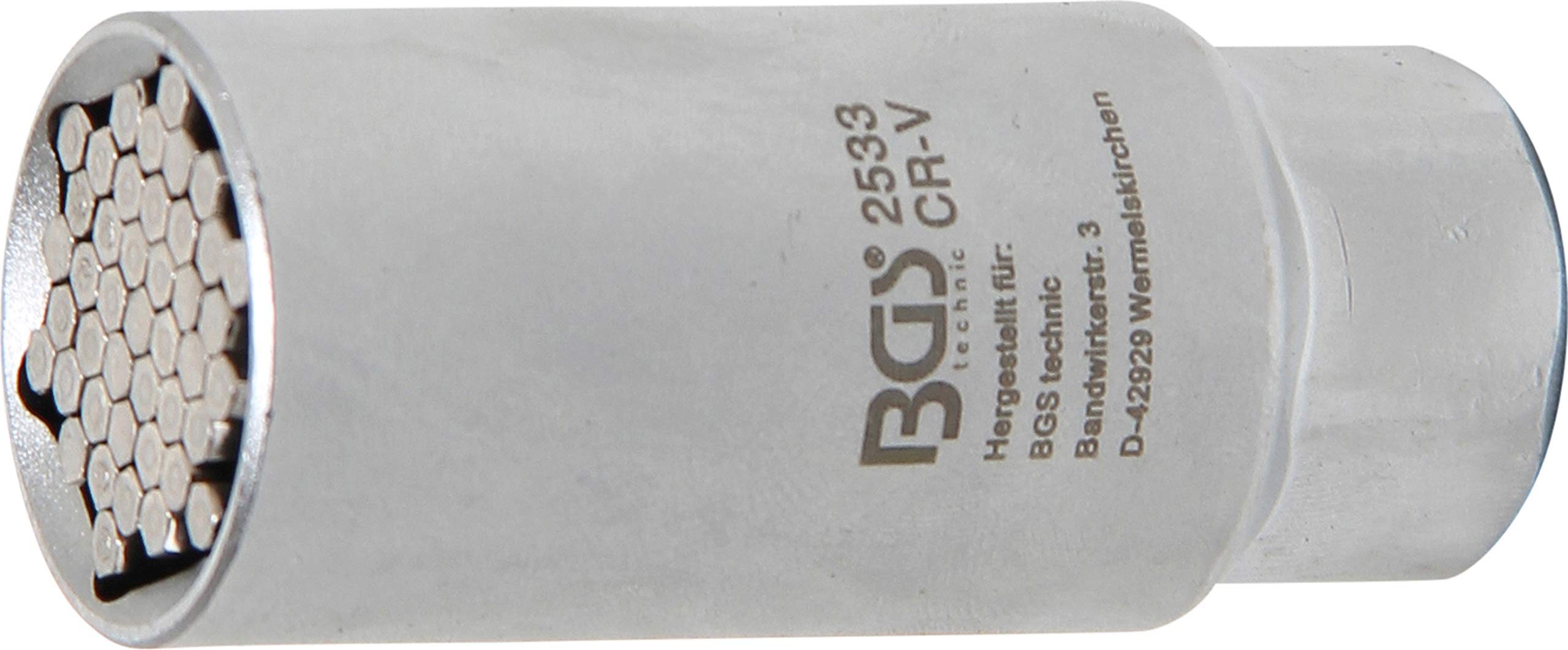 Bussola Universale BGS 2533 – 10 Mm (3/8) Con Misure Da 9 A 21 Mm In Acciaio Al Cromo Vanadio