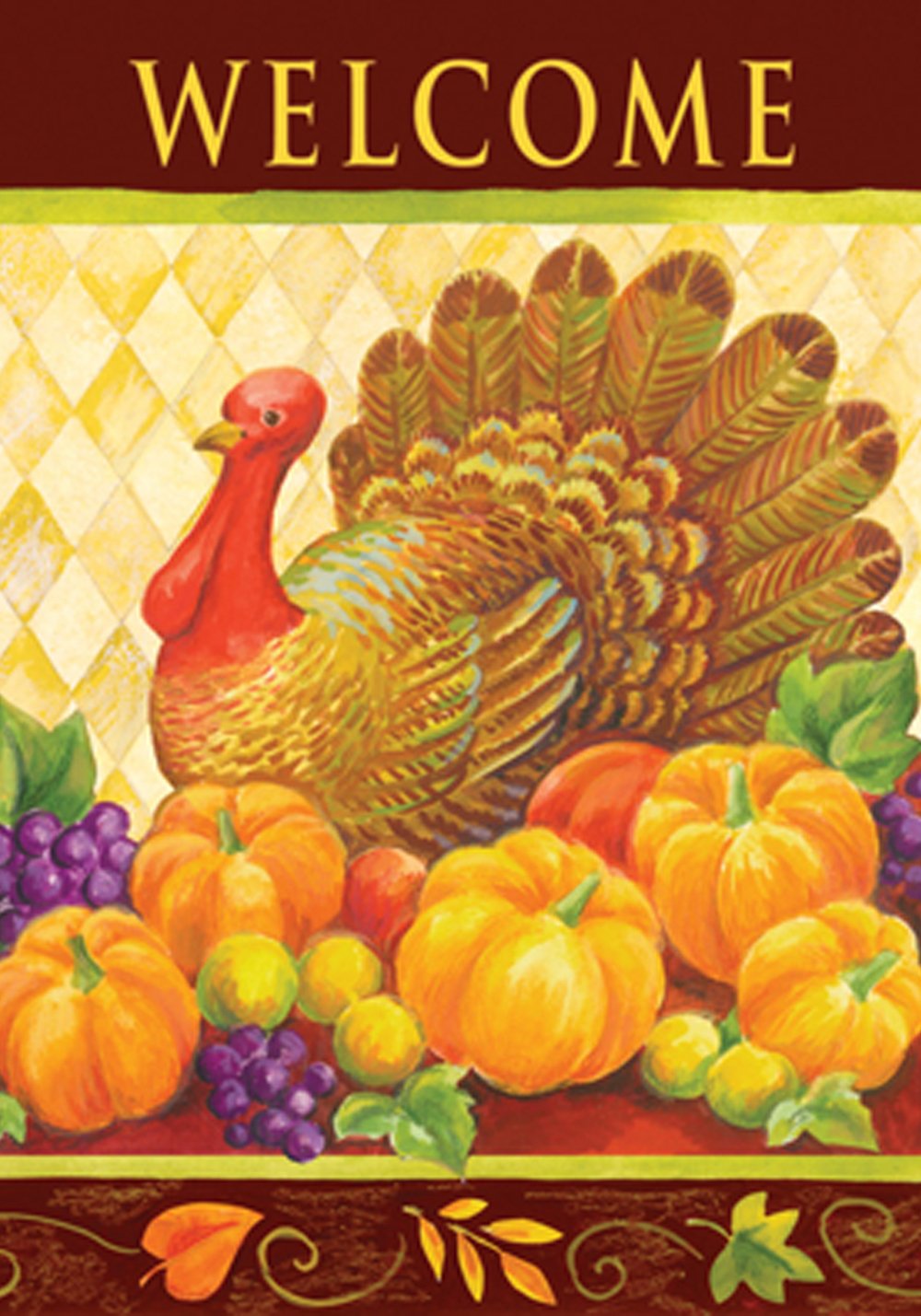 Best Harlequin Garden Flag