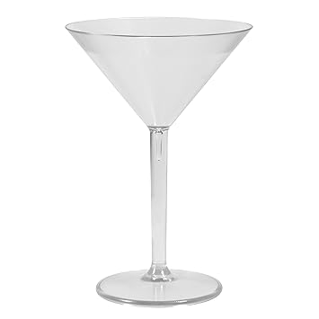 Plast Team 29330800 - Vaso de cóctel, plástico SAN, transparente ...