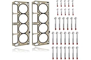 ChawYI Head Gasket with Head Bolts Set for Chevy Avalanche Colorado Express Suburban Silverado Tahoe GMC Canyon Savana Sierra 1500 Yukon V8 4.8L L20 5.3L LMG LC9 LY5 (12589226 （with Bolts）)