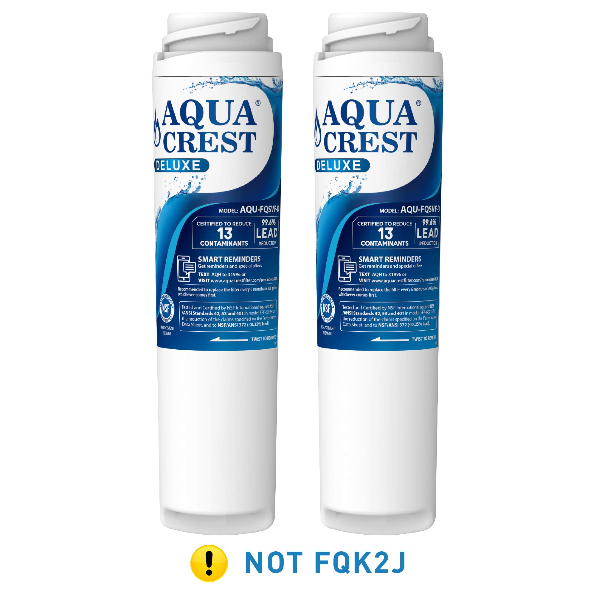 Compatible with GE SmartWater Twist and Lock inLine GXRLQR AQUACREST