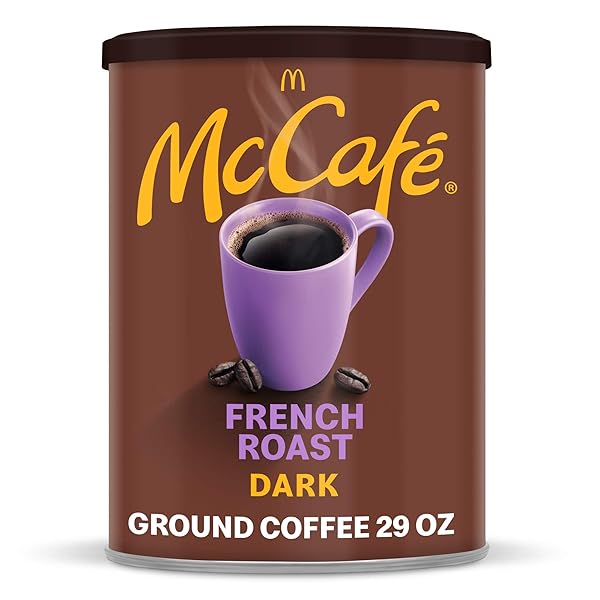 MCCAFE FRENCH ROAST, DARK ROAST GROUND COFFEE, 29 OZ CANISTER