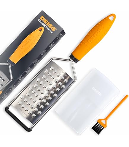 Amazon.com: Deiss PRO Citrus Zester & Cheese Grater — Parmesan