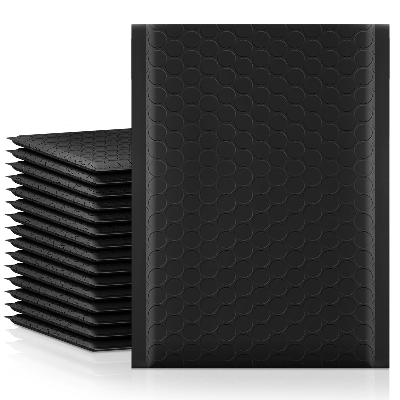Photo 1 of **25 TOTAL**Fuxury Bubble Mailer, 6x10 Inch Bubble Mailers 50 Pack, Self-Seal Adhesive Padded Envelopes, Water Resistant Mailers, Shipping Envelopes for Packaging, Small Business, Mailing,Bulk Black #0