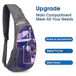 G4Free Sling Bags Men and Women Shoulder Backpack