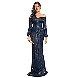 TOLEEN Women's Formal Sequin Bodycon Dresses One