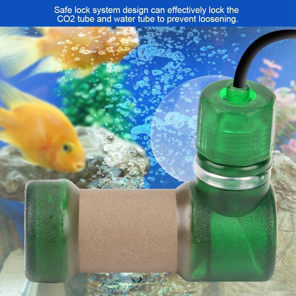 Amazon Co Jp 水族館co2拡散噴霧器 水族館の二酸化炭素溶解システム超水族館の水槽装置のための簡単な二酸化炭素拡散器co2噴霧器 グリーンl ビューティー