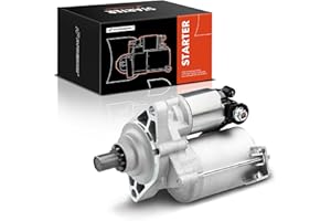 A-Premium Starter Motor Compatible with Honda Civic Acura EL 1998 1999 2000 2001 2002 2003 2004 2005, 1.6L 1.7L, 12V 1.2KW 9T