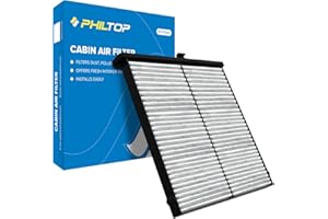 PHILTOP Cabin Air Filter, Replacement for CF11811, CPJ6X, CX-5 2013-2021, Premium Cabin Filter with Activated Carbon Filter Up Dust Pollen Odor