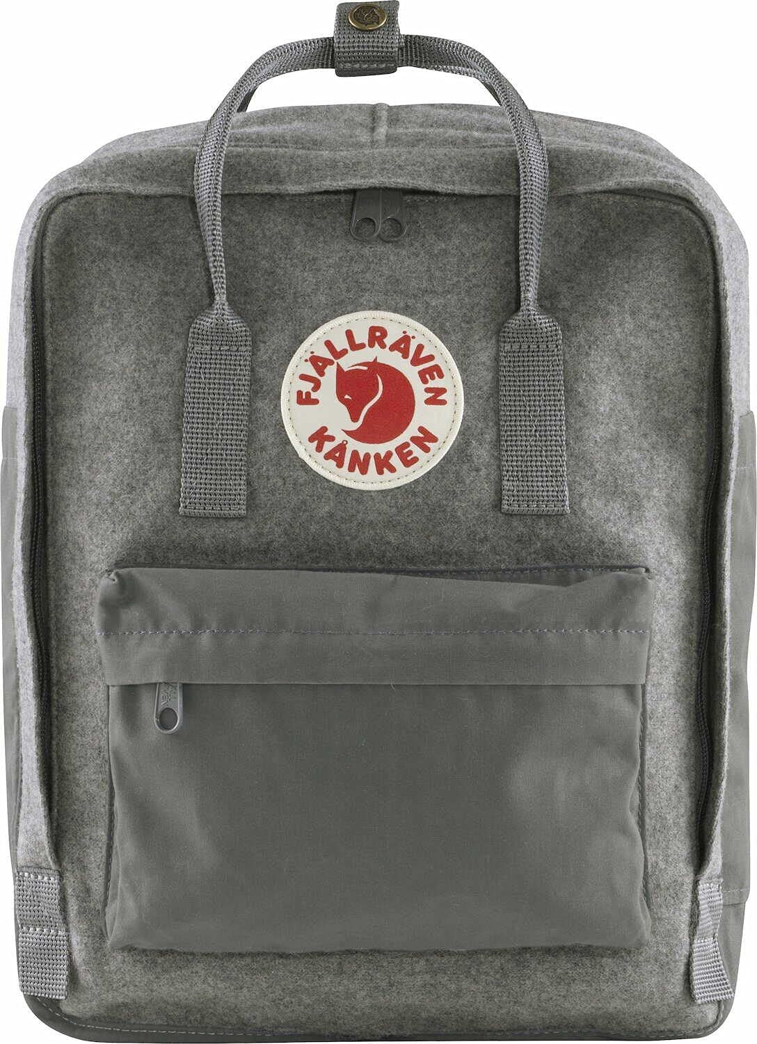 Fjällräven backpack leisure backpack Kånken Re-Wool 16L Granite Grey gray