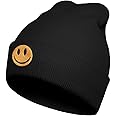Koesnbre Funny Beanies Hat, Men's and Women's Winter Warm Black Fashion Cool Embroidered Knit Hat