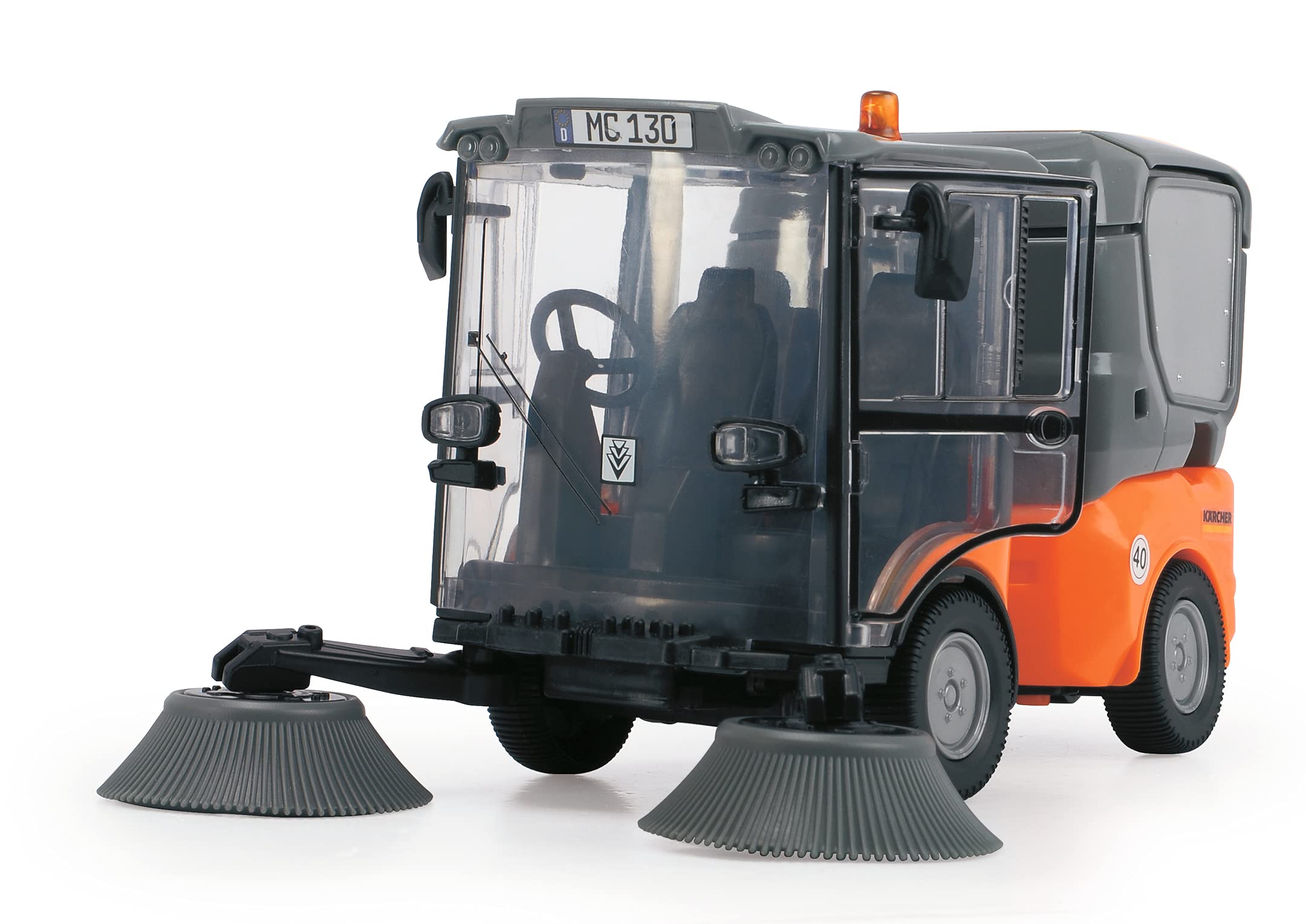 Dickie Toys Street Sweeper Orange/Grey