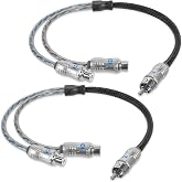 NVX XIX2F | Oxygen Free Copper Double Twisted Pair X-Series with Shielded Noise Reduction and Split-tip Silver-Plated Machined ends