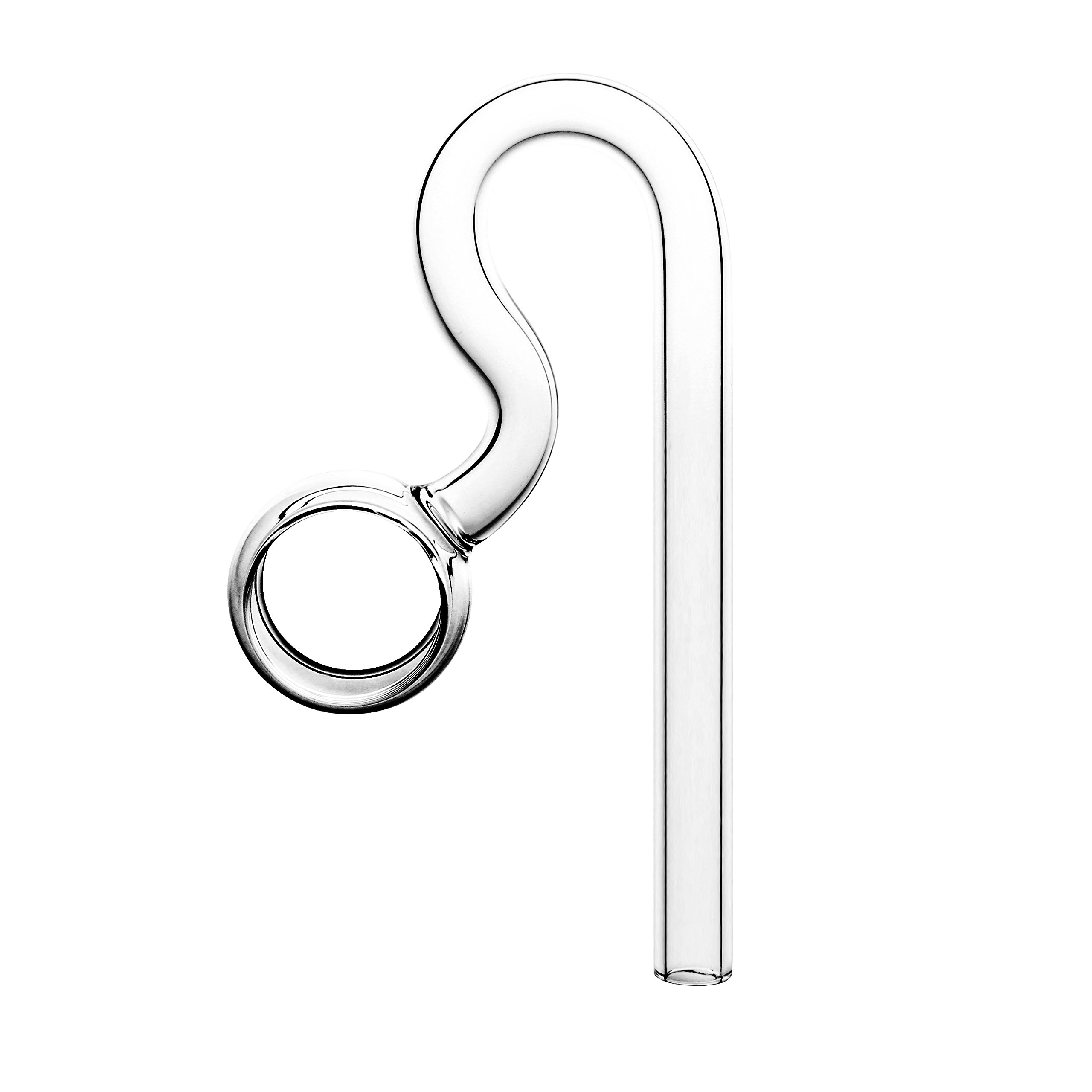 JARDLI Glass Lily Pipe Spin Outflow for Aquarium Planted Tank (13mm for 12/16mm tubing)