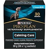 Purina Pro Plan Veterinary Supplements Calming Care Powdered Dog Calming Probiotic - 1 g Sachet (30 Pack)