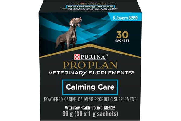 Purina Pro Plan Veterinary Supplements Calming Care Powdered Dog Calming Probiotic - 1 g Sachet (30 Pack)