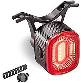 ROCKBROS Smart Bike Tail Light Brake Sensing Bicycle Rear Lights for Night Riding USB Rechargeable IPX6 Waterproof Bright LED