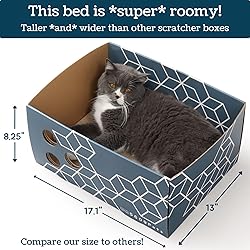 5609PETS Extra Large Cardboard Cat Scratcher, Cat
