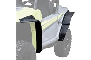 SAUTVS XXL Wider Fender Flares for Yamaha RMAX2 1000, Front Rear Extended Mud Flaps Mud Guards Extension for Yamaha Wolverine