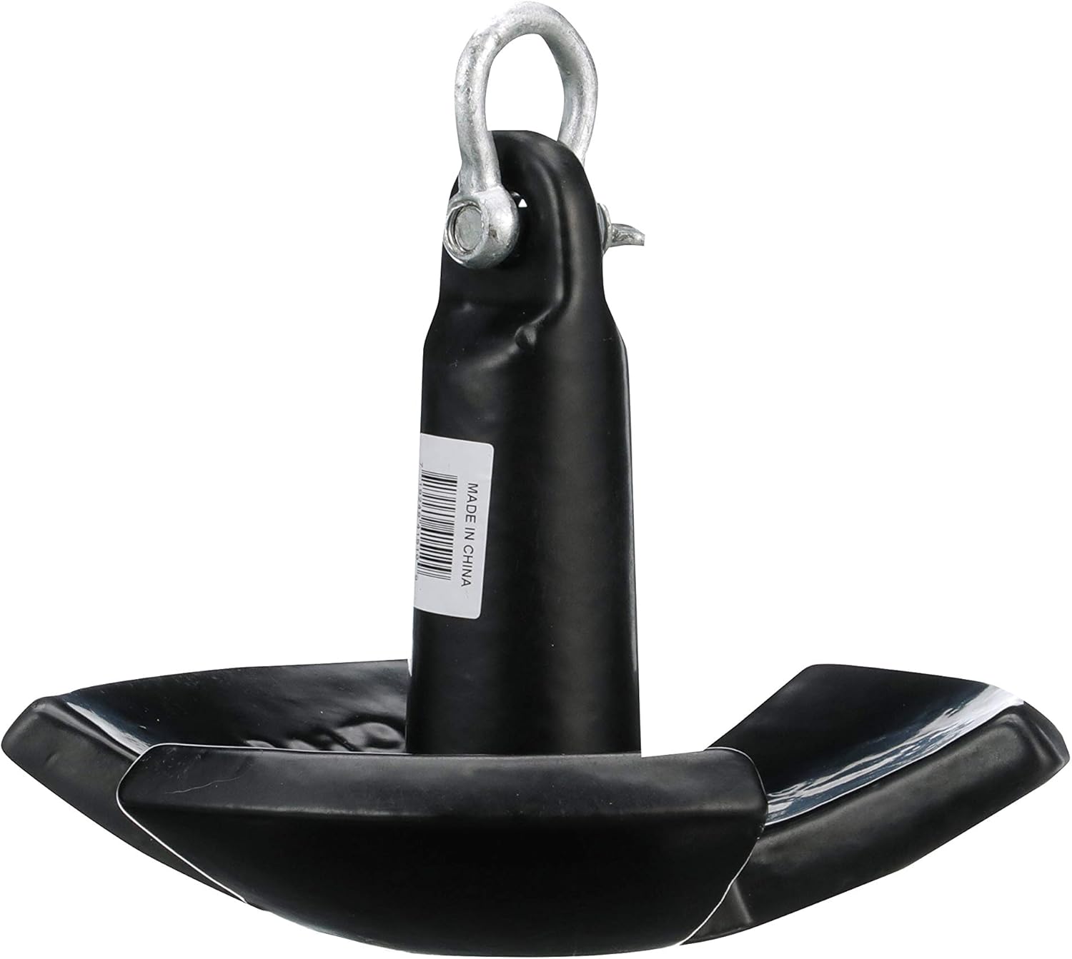 Seachoice 41510 River Anchor – Vinyl-Coated Cast Iron – with Large Rope Eye – Galv. Anchor Shackle – Black – 15 Pounds : Boating Anchors : Sports & Outdoors