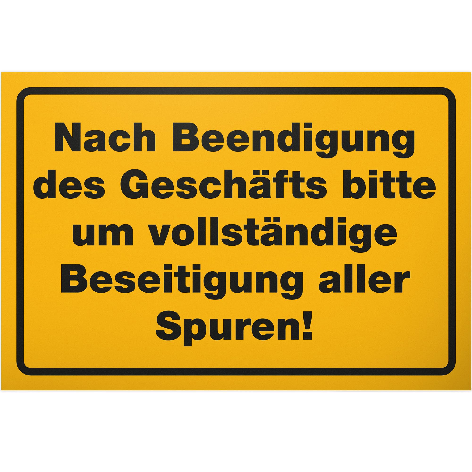 DankeDir! Elimination Traces - Plastic Sign 30 x 20 cm - Toilet Sign for Hanging Toilet Sign Toilet Sign Funny Door Sign Decorative Wall Funny Guest Toilet Guest Toilet Men