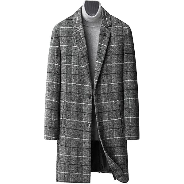 ジャケット・アウター WOOL CHECK TRENCH COAT Sites-Gant-US-Site