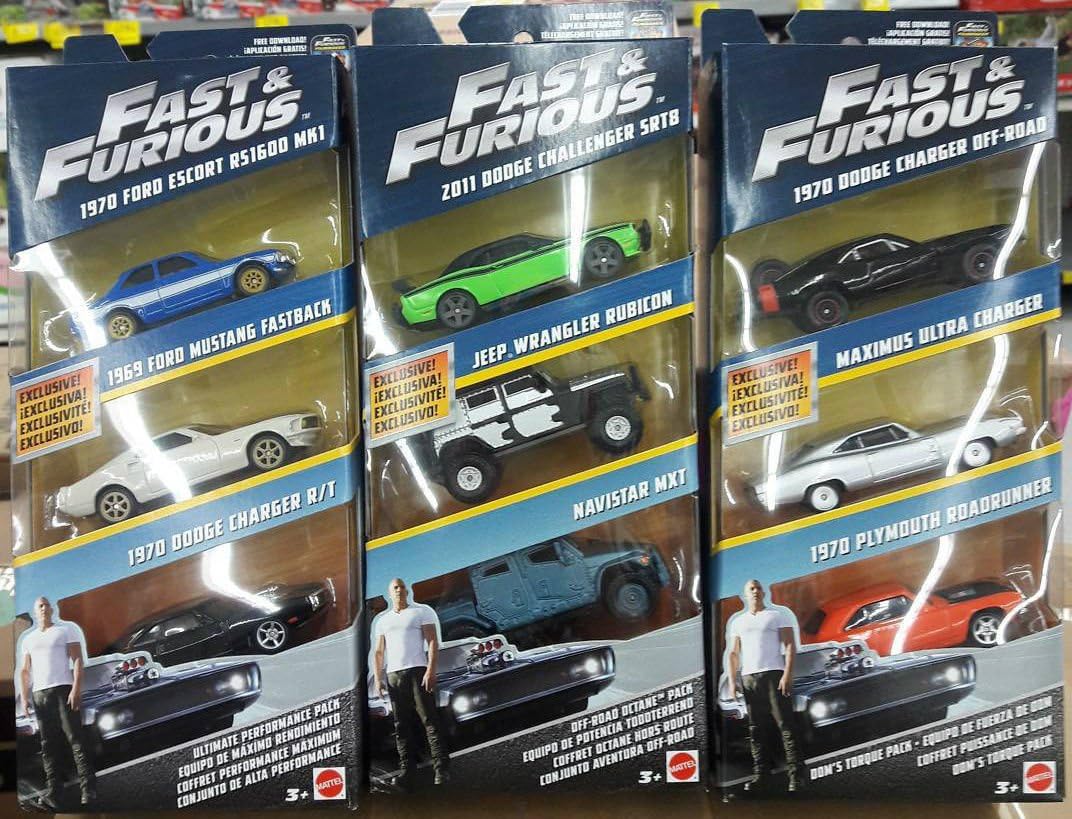 hot wheels fast and furious pack