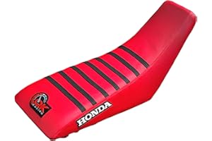 QK RACING Seat Cover - Compatible Fit for Hond@ 1999-2007 TRX400EX TRX 400EX TRX 400 EX Quad (Red)