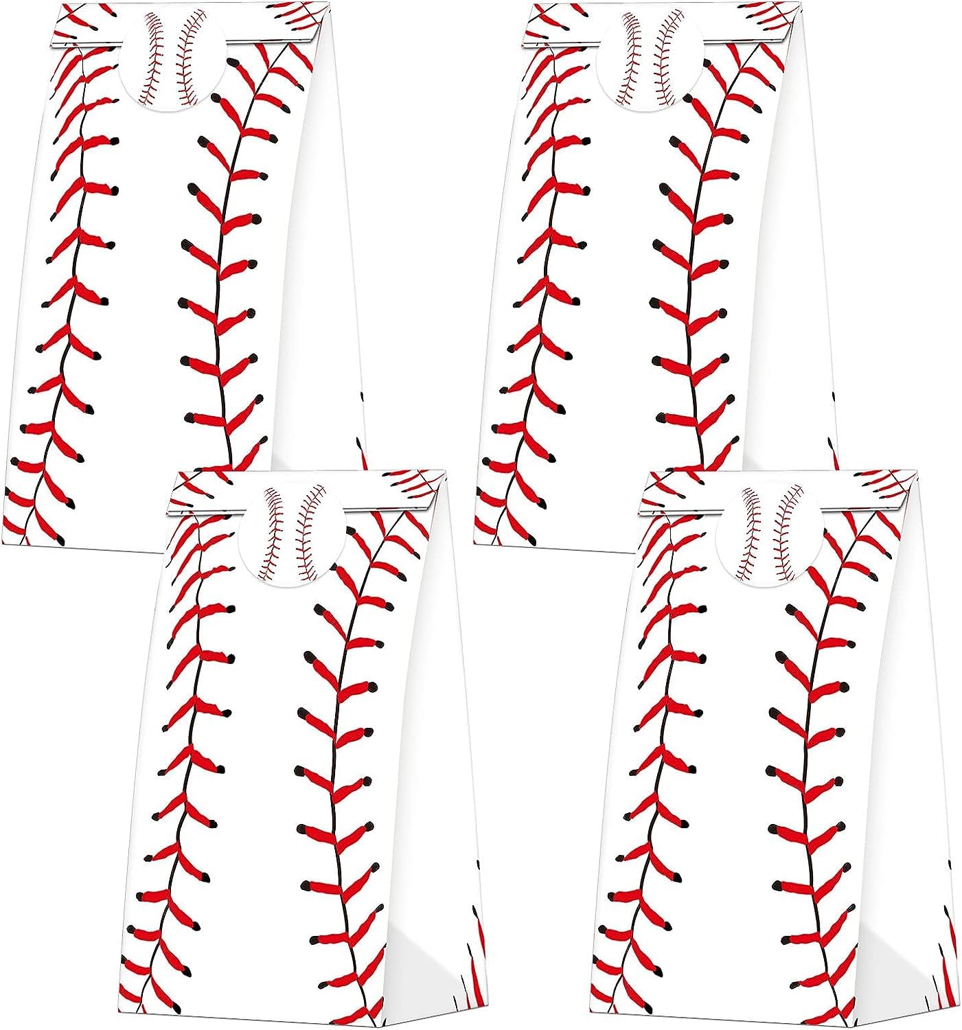 Photo 1 of 30 PCS Party Favor Candy Bags for Baseball Birthday Party Supplies, Party Gift Goody Treat Candy Bags for Baseball Party Favors Decor Birthday Party Decor for Baseball Party Girls Kids Birthday Decoration