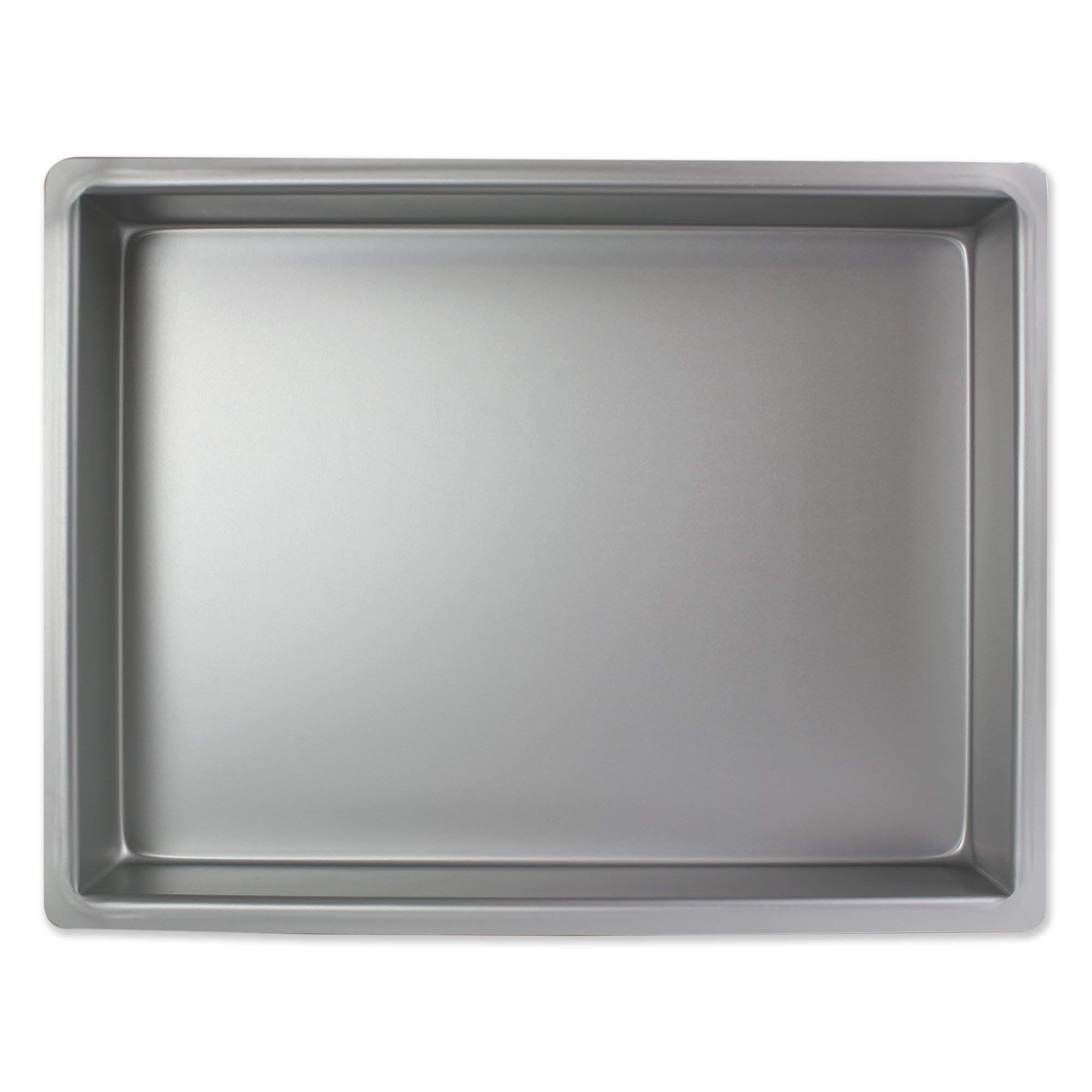 PME OBL11153 Aluminium Oblong Cake Pan 11 x 15 x 3-Inch Deep , Silver