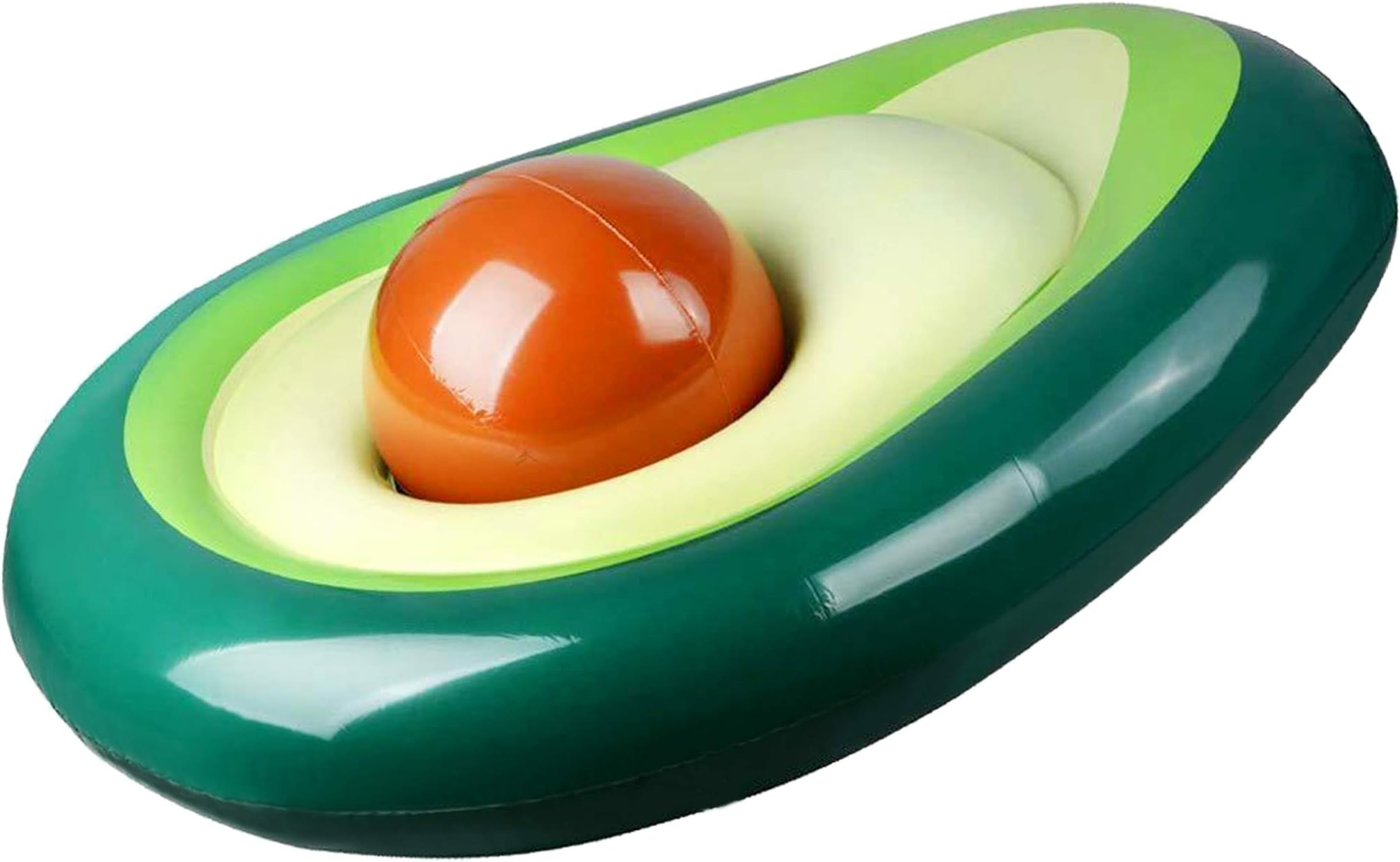 MorTime Inflatable Avocado Pool Float Floatie with Ball Water, Summer Beach Swimming Floaty Party Toys for Adults Kids